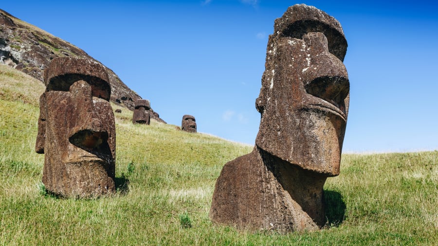 Isla de Pascua, Chile: El hogar de esas notables estatuas está a solo 1.600 kilómetros de distancia de Nemo, también conocido como el Polo de Inaccesibilidad.