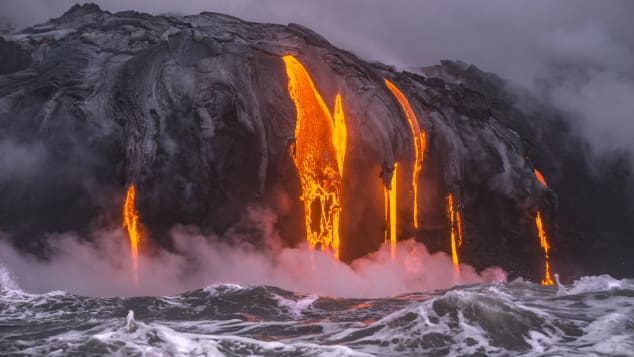 El Kilauea es el volcán más activo de Hawai.