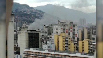 Testigo en Caracas narra cómo vio el humo de las explosiones