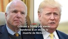 #MinutoCNN: Trump ordena bajar banderas otra vez por McCain