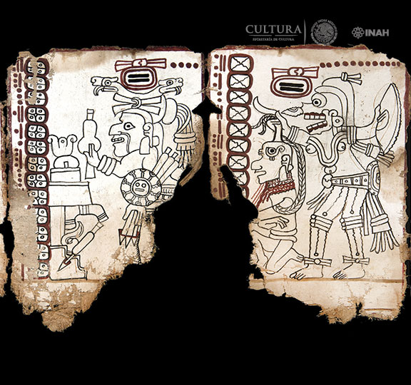 Códice Maya de México. (Crédito: Martirene Alcántara, INAH)