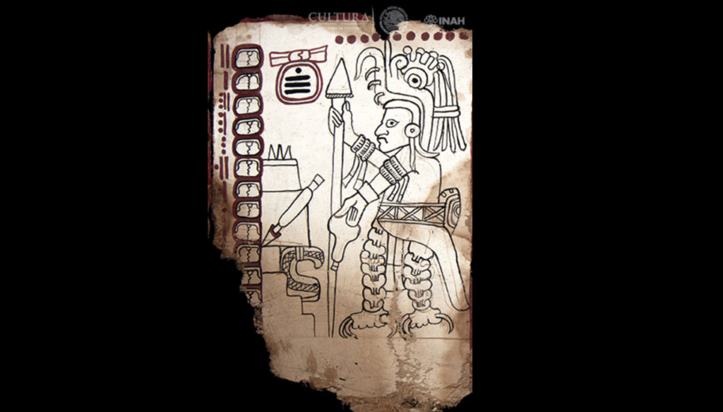 (Códice Maya de México. Crédito: Martirene Alcántara, INAH)
