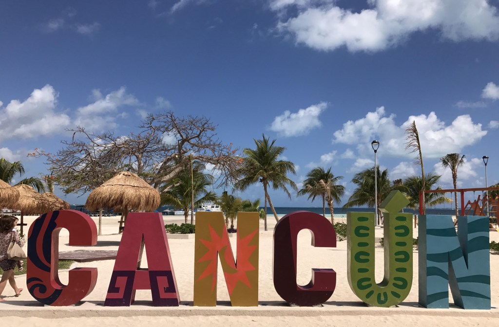 Playa de Cancún, en Quintana Roo, México. (Crédito: DANIEL SLIM/AFP/Getty Images)