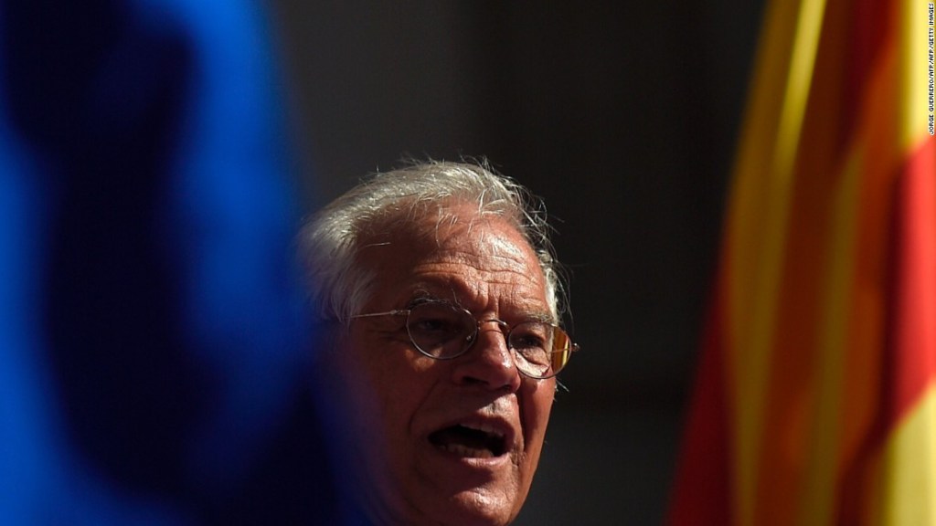 Josep Borrell, ministro de Exteriores de España.