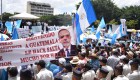 Protestas en Guatemala a favor de la CICIG