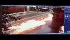 Encapuchados tiran bombas molotov contra un edificio de Gendarmería Nacional en la Ciudad de Buenos Aires