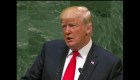 Trump dice ante la ONU que busca evitar la migración descontrolada