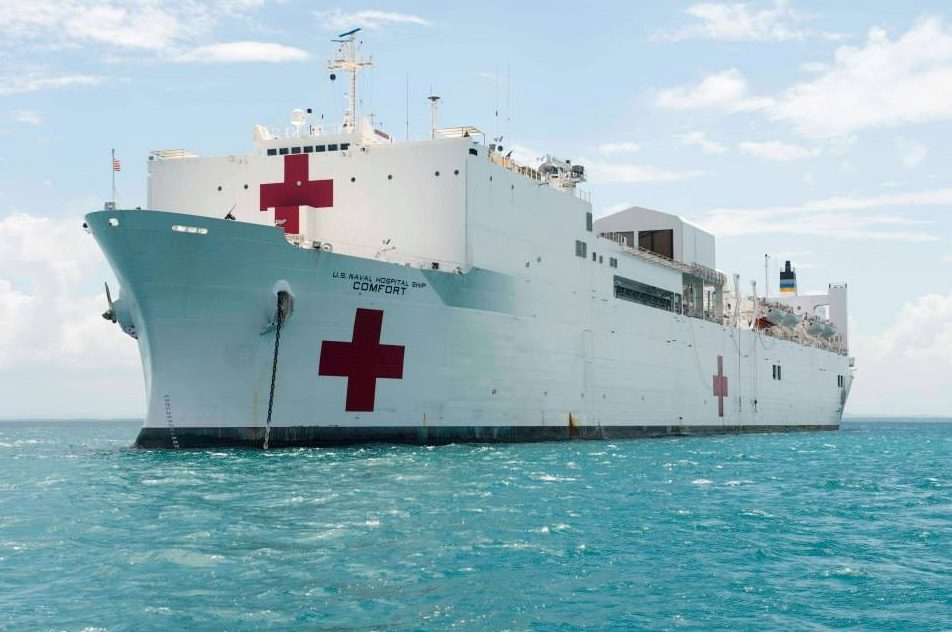 3.000 personas ayudadas por el Hospital Buque USNS Comfort de la Armada de Estados Unidos