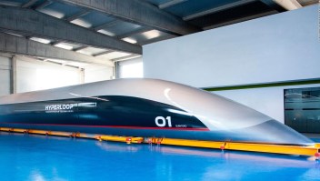 Así se ve la primer cápsula de pasajeros del Hyperloop