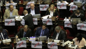 Los diputados de oposición en Argentina piden rehacer el presupuesto