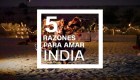 Las cinco razones para amar la India