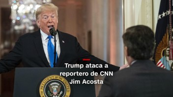 #MinutoCNN: Trump ataca a reportero de CNN Jim Acosta