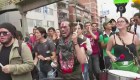 Protestas en Colombia termina con varios heridos