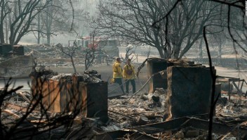 El incendio de California devastó miles de hectáreas.