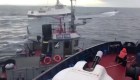 Supuesto choque entre barco ruso y remolcador ucraniano