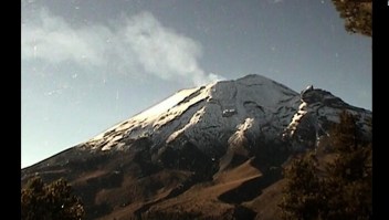 Actividad en el volcán Popocatépetl