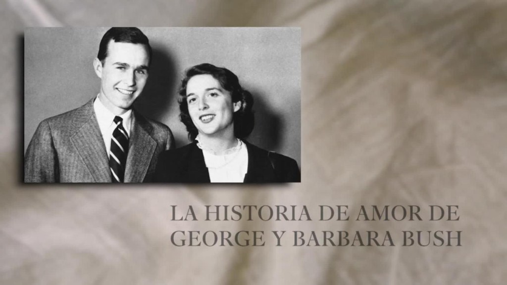 Esta es la historia de amor de George y Bárbara Bush