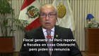 #MinutoCNN: Piden renuncia del fiscal general de Perú Pedro Chávarry