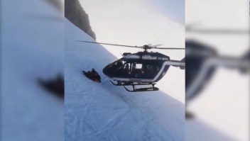 Video muestra un impresionante rescate en helicóptero