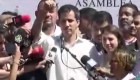 Juan Guaidó tras ser liberado: Aquí está el símbolo de la resistencia, de la valentía