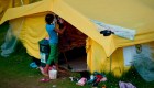 Bogotá desmonta campamento para venezolanos