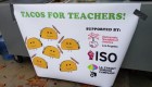 Tacos para los profesores en huelga