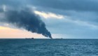 Dos barcos se incendian en el estrecho de Kerch