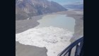 Deshielo de glaciar en Nueva Zelandia