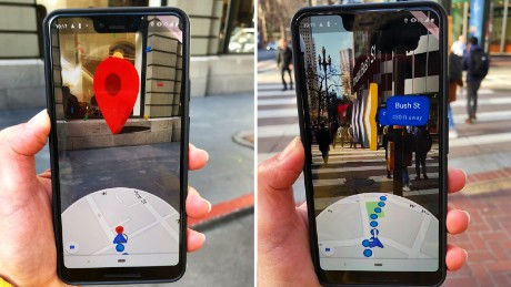 Google maps usará realidad aumentada para hallar direcciones