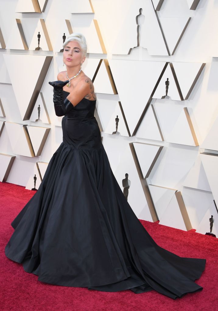 Best Original Song nominee for "Shallow" from "A Star is Born" Lady Gaga arrives for the 91st Annual Academy Awards at the Dolby Theatre in Hollywood, California on February 24, 2019. (Photo by Mark RALSTON / AFP) (Photo credit should read MARK RALSTON/AFP/Getty Images)