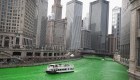 Conoce cómo pintan de verde al río Chicago