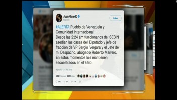 Venezuela: Detienen a Roberto Marrero, jefe del despacho de Juan Guaidó
