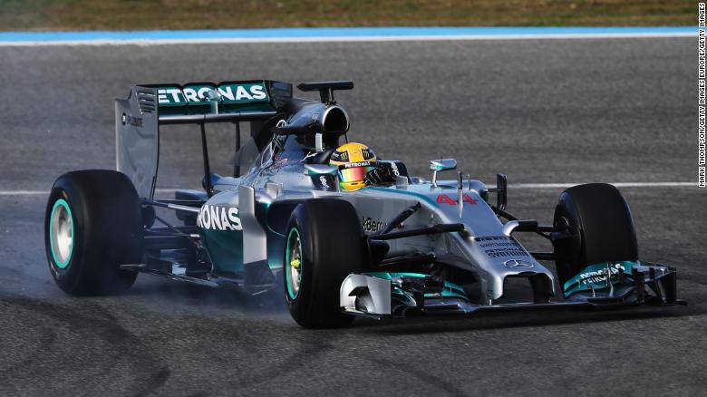 Mercedes W05, Lewis Hamilton