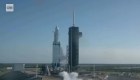 Mira los propulsores del Falcon Heavy aterrizar