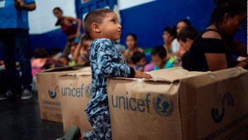Niños venezolanos en Colombia "corren peligro", dice Unicef