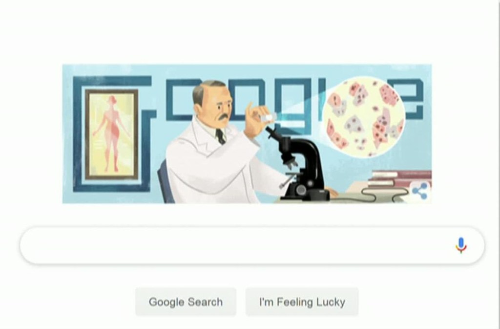 Google Doodle honra al Dr. George Papanicolaou