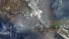 Incendios forestales: el humo se ve desde el espacio