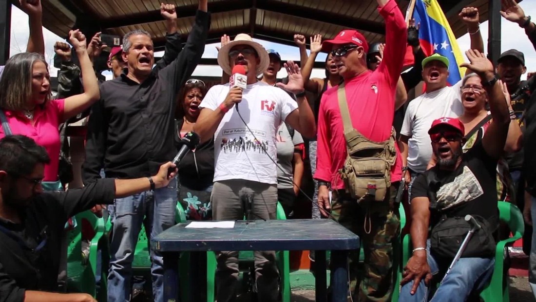Colectivos chavistas: CNN tuvo acceso exclusivo a sus líderes