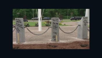 Vandalizan monumento a los veteranos de Vietnam