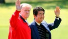 Trump y Abe negocian un acuerdo comercial bilateral