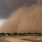 Mira una tormenta de arena como de película en Texas