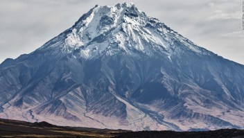 Volcán Udina Rusia