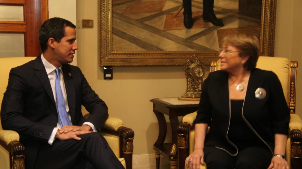 Guaidó se reúne con Bachelet en Venezuela