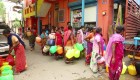 Así viven en la India la grave crisis de agua