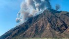 Pánico por erupción en la isla italiana de Stromboli