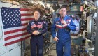 Astronautas envían un mensaje por el 4 de julio