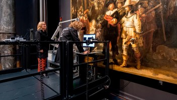 Restauración de obra de Rembrandt podrá verse en vivo