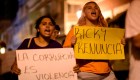 Una madrugada de indignación en Puerto Rico