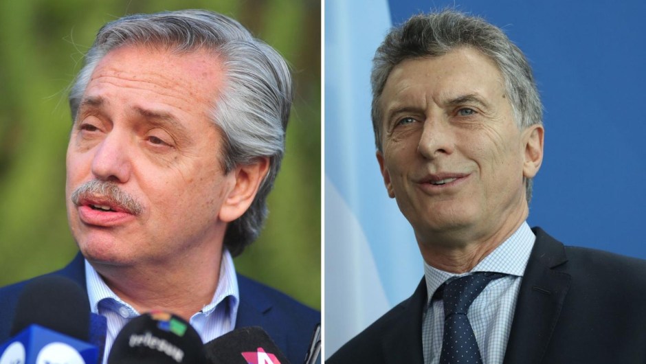 Mauricio Macri y Alberto Fernández a cuatro días de las primarias