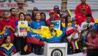 El chavismo protesta contra Trump